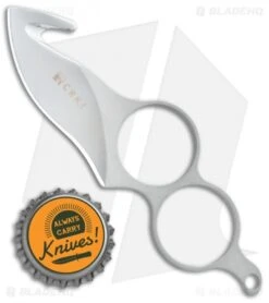 CRKT A.G. Ringer Guthook Fixed Blade Neck Knife (2.375" Satin) 2250 -CRKT Knives Shop CRKT A.G. Ringer Guthook Neck Knife Satin 2250 BHQ 75699 jr bottlecap