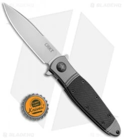 CRKT Bombastic Frame Lock Knife Black GFN (3.3" Satin) K340KXP 7 CRKT Bombastic Frame Lock Knife Black GFN (3.3" Satin) K340KXP -CRKT Knives Shop CRKT Bombastic Black GFN K340KXP BHQ 51846 jr bottlecap 2