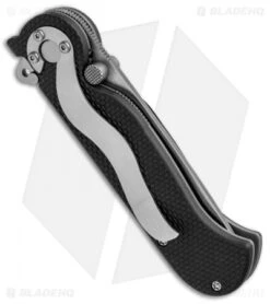 CRKT Bud Nealy Pesh-Kabz Liner Lock Knife Black (3" Satin) 6663 -CRKT Knives Shop CRKT Bud Nealy Pesh Kabz LL Black Satin 6663 BHQ 87730 jr side