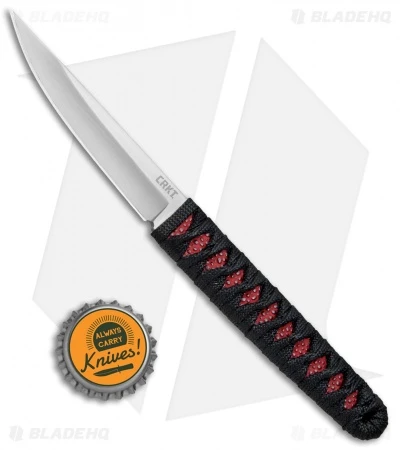 CRKT Burnley Obake Fixed Blade Knife Red (3.64" Satin) 2367RS 4 CRKT Burnley Obake Fixed Blade Knife Red (3.64" Satin) 2367RS - Image 4