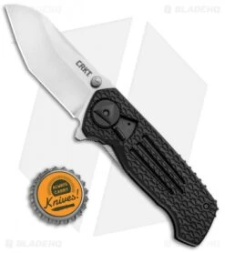 CRKT Burnley Prequel Field Strip Knife Black (2.72" Satin) 2420 -CRKT Knives Shop CRKT Burnley Prequel Field Strip Black Satin 2420 BHQ 92323 jr bottlecap