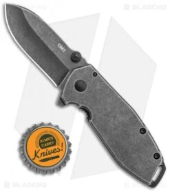 CRKT Burnley Squid Assisted Frame Lock Knife (2.4" Black Stonewash) 2493 -CRKT Knives Shop CRKT Burnley Squid Assisted FL Black SW 2493 BHQ 126211 jr bottlecap