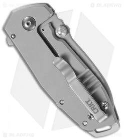 CRKT Burnley Squid Flipper Assisted Opening Knife Silver (2.4" Bead Blast) -CRKT Knives Shop CRKT Burnley Squid FL Assisted SW 2492 BHQ 119330 jr side