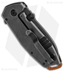 CRKT Burnley Squid Flipper Assisted Opening Knife Green Micarta (2.4" Smokewash) -CRKT Knives Shop CRKT Burnley Squid Flipper Assisted Opening Knife Green Micarta 2in Smokewash BHQ 121281 td side