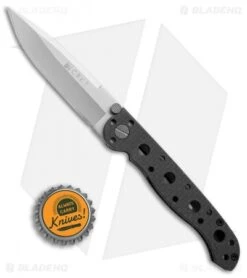 CRKT Carson M16-01F Spear Point Flipper Knife Carbon Fiber (3.1" Satin) 7 CRKT Carson M16-01F Spear Point Flipper Knife Carbon Fiber (3.1" Satin) -CRKT Knives Shop CRKT Carson M16 01F spear point cf satin BHQ 69070 er size