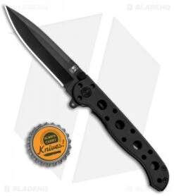 CRKT Carson M16-01K EDC Spear Point Liner Lock Knife (3" Black) -CRKT Knives Shop CRKT Carson M16 01K EDC SP LL Black BHQ 87733 jr bottlecap