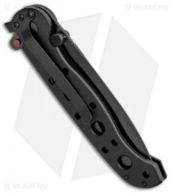 CRKT Carson M16-01K EDC Spear Point Liner Lock Knife (3" Black) -CRKT Knives Shop CRKT Carson M16 01K EDC SP LL Black BHQ 87733 jr side