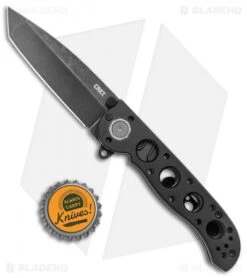 CRKT Carson M16-02DB Tanto Dead Bolt Lock Flipper Knife (3.1" Black SW) -CRKT Knives Shop CRKT Carson M16 02DB Tanto Dead Lock Black Flipper Black SW BHQ 138923 jr bottlecap