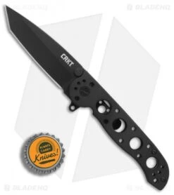 CRKT Carson M16-02KS Tanto Frame Lock Flipper Knife (3.05" Black) -CRKT Knives Shop CRKT Carson M16 02KS Tanto black BHQ 76687 er bottlecap