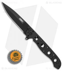 CRKT Carson M16-03KS Frame Lock Flipper Knife (3.55" Black) -CRKT Knives Shop CRKT Carson M16 03KS black BHQ 76689 er bottlecap