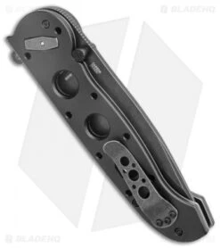 CRKT Carson M16-04DB Tanto Dead Bolt Lock Flipper Knife (3.89" Black SW) 6 CRKT Carson M16-04DB Tanto Dead Bolt Lock Flipper Knife (3.89" Black SW) -CRKT Knives Shop CRKT Carson M16 04DB Tanto Dead Lock Black Flipper Black SW BHQ 138943 jr side