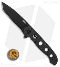 CRKT Carson M16-04KS Tanto Frame Lock Flipper Knife (3.87" Black) -CRKT Knives Shop CRKT Carson M16 04KS Tanto black BHQ 76690 er bottlecap