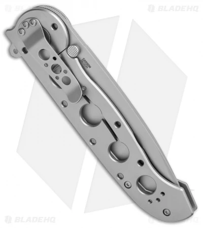 CRKT M16-04SS Stainless Steel Frame Lock Knife Tanto (3.9" Bead Blast) 3 CRKT M16-04SS Stainless Steel Frame Lock Knife Tanto (3.9" Bead Blast) - Image 3