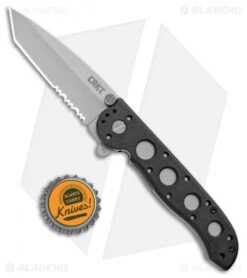 CRKT Carson M16-12Z Folding Tanto Flipper Knife Zytel (3" Bead Blast Serr) -CRKT Knives Shop CRKT Carson M16 12Z Folding Tanto Zytel BB Serr BHQ 8902 jr bottlecap