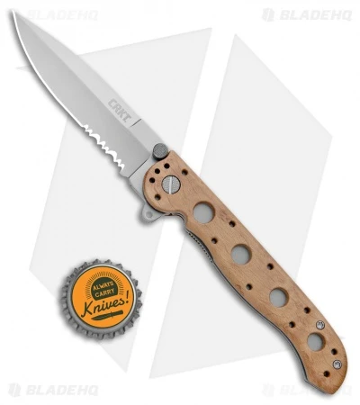 CRKT Carson M16-13ZM Desert Spear Point Flipper Knife (3.5" Bead Blast Serr) 4 CRKT Carson M16-13ZM Desert Spear Point Flipper Knife (3.5" Bead Blast Serr) - Image 4
