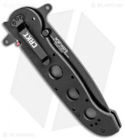 CRKT Carson M16-14SFG Special Forces Tanto Flipper Knife (3.875" Black Serr) -CRKT Knives Shop CRKT Carson M16 14ZSF Tanto Special Forces Black Serr BHQ 3150 jr side