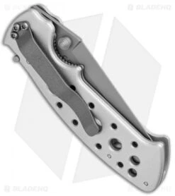 CRKT Crawford Kasper Professional Liner Lock Knife Silver (3" Gray) 7772 6 CRKT Crawford Kasper Professional Liner Lock Knife Silver (3" Gray) 7772 -CRKT Knives Shop CRKT Crawford Kasper Professional LL Silver Gray 7772 BHQ 76580 jr side
