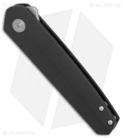 CRKT Cuatro Liner Lock Flipper Knife Black G-10 (3.1" Bead Blast) 7090 -CRKT Knives Shop CRKT Cuatro Black G10 bb BHQ 76684 er spine