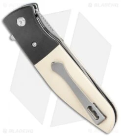 CRKT Curfew Spring Assisted Knife White Fiber/Black Aluminum (3.1" Satin) 6 CRKT Curfew Spring Assisted Knife White Fiber/Black Aluminum (3.1" Satin) -CRKT Knives Shop CRKT Curfew REsin Handle LL DP Satin BHQ 138959 jr side