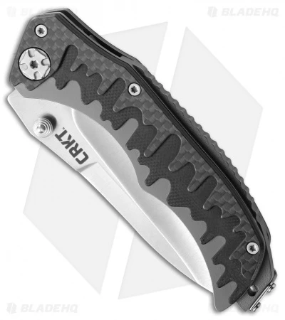 CRKT Drip Tighe Drop Point Outburst Assisted Opening Knife (3.1" Satin) 1190 2 CRKT Drip Tighe Drop Point Outburst Assisted Opening Knife (3.1" Satin) 1190 - Image 2