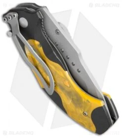 CRKT Elishewitz Horus Spring Assisted Knife Orange/Black (3.125" BB) 1150 -CRKT Knives Shop CRKT Elishewitz Horus SA Orange Black BB 1150 BHQ 68641 jr side