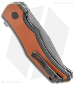 CRKT Fawkes Spring Assisted Knife Brown/Orange G-10 (2.75" Bead Blast) -CRKT Knives Shop CRKT Fawkes Dust Layer G 10 LL DP BB BHQ 138957 jr side