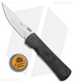 CRKT Folding Heiho Spring Assisted Knife (3.125" Satin) 2900 -CRKT Knives Shop CRKT Folding Heiho SA Satin 2900 BHQ 6277 jr bottlecap