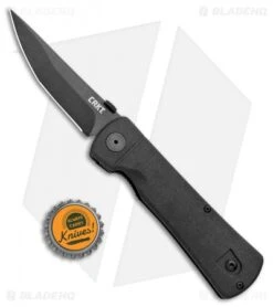 CRKT Folding Hissatsu Spring Assisted Knife (3.875" Black) 2903 -CRKT Knives Shop CRKT Folding Hissatsu SA Black 2903 BHQ 1948 jr bottlecap