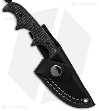 CRKT Folts Minimalist Drop Point Neck Knife Black (2" Satin 154CM) 2 CRKT Folts Minimalist Drop Point Neck Knife Black (2" Satin 154CM) - Image 2