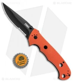 CRKT Hammond Cruiser LAWKS Liner Lock Knife Orange (3.75" Black Serr) 7914ORB 7 CRKT Hammond Cruiser LAWKS Liner Lock Knife Orange (3.75" Black Serr) 7914ORB -CRKT Knives Shop CRKT Hammond Cruiser Orange Black Serr CR7914ORB BHQ 87150 jr bottlecap 2