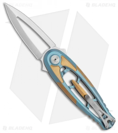 CRKT Hirin Liner Lock Knife Titanium (3.5" Satin M390) 5042 1 CRKT Hirin Liner Lock Knife Titanium (3.5" Satin M390) 5042