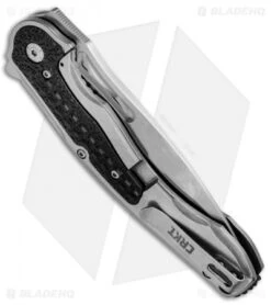 CRKT Ikoma Carnufex Frame Lock Flipper Knife (4" Satin) 5480 -CRKT Knives Shop CRKT Ikoma Carnufex Satin 5480 BHQ 51840 jr side