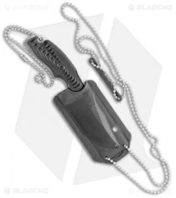 CRKT Ikoma Civet Bowie Neck Knife (2.4" Satin) 2805 -CRKT Knives Shop CRKT Ikoma Civet Bowie Neck Knife Satin 2805 BHQ 34393 jr sheath