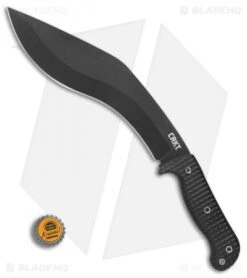 CRKT Johnson KUK Tactical Kukri Fixed Blade Knife (10.56" Black) 2742 -CRKT Knives Shop CRKT Johnson KUK Tactical Kukri black BHQ 76695 er bottlecap