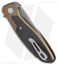 CRKT Ken Onion Jake Liner Lock Knife Bronze Aluminum (3.32" Bead Blast) 6 CRKT Ken Onion Jake Liner Lock Knife Bronze Aluminum (3.32" Bead Blast) -CRKT Knives Shop CRKT Ken Onion Jake LL Bronze Aluminum BB BHQ 178669 jr side