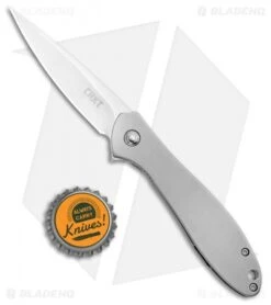 CRKT Ken Onion Large Eros Stainless Steel Frame Lock Knife (2.84" Satin) K456XXP -CRKT Knives Shop CRKT Ken Onion Large Eros SS FL Satin 456XXP BHQ 21375 jr bottlecap