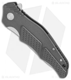 CRKT Ken Onion Outrage Knife Gray (3.25" Satin) K320GXPX *Factory Second -CRKT Knives Shop CRKT Ken Onion Outrage gray satin blemish BHQ 75333 er spine