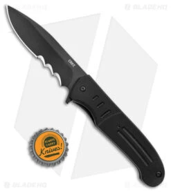 CRKT Ken Steigerwalt Ignitor Spring Assisted Knife Black G10 (3.48") 7 CRKT Ken Steigerwalt Ignitor Spring Assisted Knife Black G10 (3.48") -CRKT Knives Shop CRKT Ken Steigerwalt Ignitor SA Black G 10 Black Serr BHQ 178670 jr bottlecap