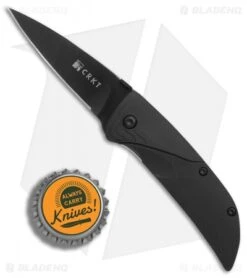 CRKT Koji Hara Ichi Spring Assisted Knife Black (2.5" Black) 1070K -CRKT Knives Shop CRKT Koji Hara Ichi black black BHQ 0650 er bottlecap