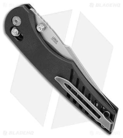 CRKT Lerch Definitive Crossbar Knife G-10 Black (3.7" Stonewash) 3820 3 CRKT Lerch Definitive Crossbar Knife G-10 Black (3.7" Stonewash) 3820 - Image 3