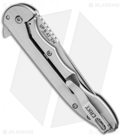 CRKT Lerch Up & At 'Em Flipper Knife Stainless Steel (3.62" Satin) 7076 3 CRKT Lerch Up & At 'Em Flipper Knife Stainless Steel (3.62" Satin) 7076 - Image 3