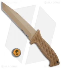 CRKT M60 16NKD Large Fixed Blade Tanto Knife Desert Tan (6.13" Tan Serr) 7 CRKT M60 16NKD Large Fixed Blade Tanto Knife Desert Tan (6.13" Tan Serr) -CRKT Knives Shop CRKT M60 16NKD Large Tanto Desert Tan Tan Serr M60 16NKD BHQ 9953 jr bottlecap