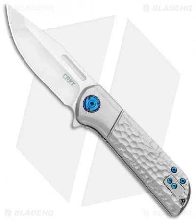 CRKT Mah Lanny Spring Assisted Liner Lock Knife Aluminum (3.2" Satin) 6525 1 CRKT Mah Lanny Spring Assisted Liner Lock Knife Aluminum (3.2" Satin) 6525
