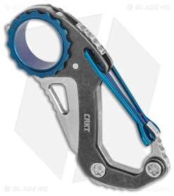 Blade HQ Shop -CRKT Knives Shop CRKT Mike Bond Compano Sheepsfootf SJ Carabiner Satin BHQ 145867 jr spine