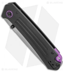 Blade HQ Shop -CRKT Knives Shop CRKT Montosa Liner Lock Knife Black G 10 3.25 Bead Blast 7115 BHQ 103943 LS Spine