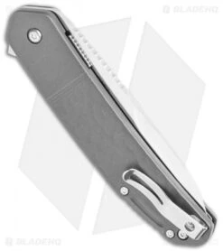 CRKT Onion Bona Fide Liner Lock Knife Gray Aluminum (3.5" Satin) K540GXP 6 CRKT Onion Bona Fide Liner Lock Knife Gray Aluminum (3.5" Satin) K540GXP -CRKT Knives Shop CRKT Onion Bone Fide LL Gray Aluminum Satin K540GXP BHQ 119385 jr side