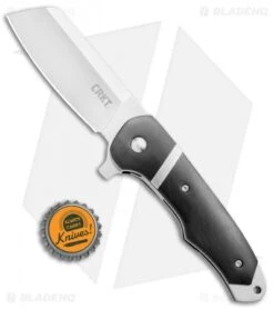 CRKT Philip Booth Ripsnort Liner Lock Flipper Knife Black (2.8" Satin) 7270 -CRKT Knives Shop CRKT Philip Booth Ripsnort LL Black Satin 7270 BHQ 71231 jr bottlecap