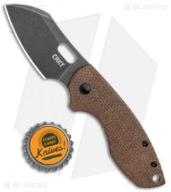 CRKT Pilar Frame Lock Knife Brown Linen Micarta BHQ Exclusive (2.4" Smokewash) 7 CRKT Pilar Frame Lock Knife Brown Linen Micarta BHQ Exclusive (2.4" Smokewash) -CRKT Knives Shop CRKT Pilar FL Linen Micarta Smokewash BHQ 113629 jr bottlecap