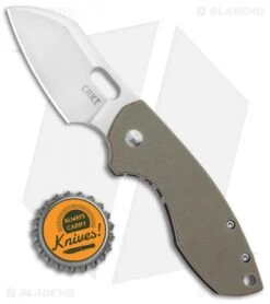 CRKT Pilar Frame Lock Knife Tan G-10 (2.4" Satin D2) -CRKT Knives Shop CRKT Pilar FL OD Tan G 10 Satin 5311D2T BHQ 93243 jr bottlecap