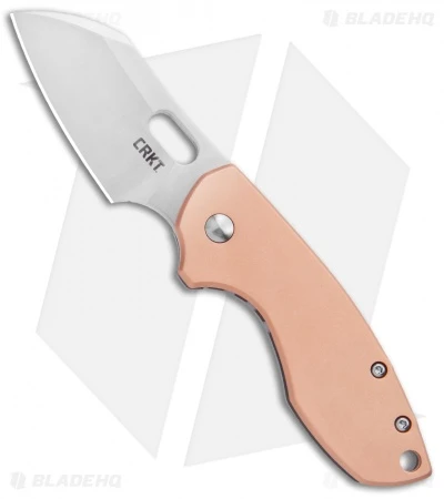 CRKT Pilar Frame Lock Knife Stainless Steel/Copper (2.4" Satin) 5311CU 1 CRKT Pilar Frame Lock Knife Stainless Steel/Copper (2.4" Satin) 5311CU